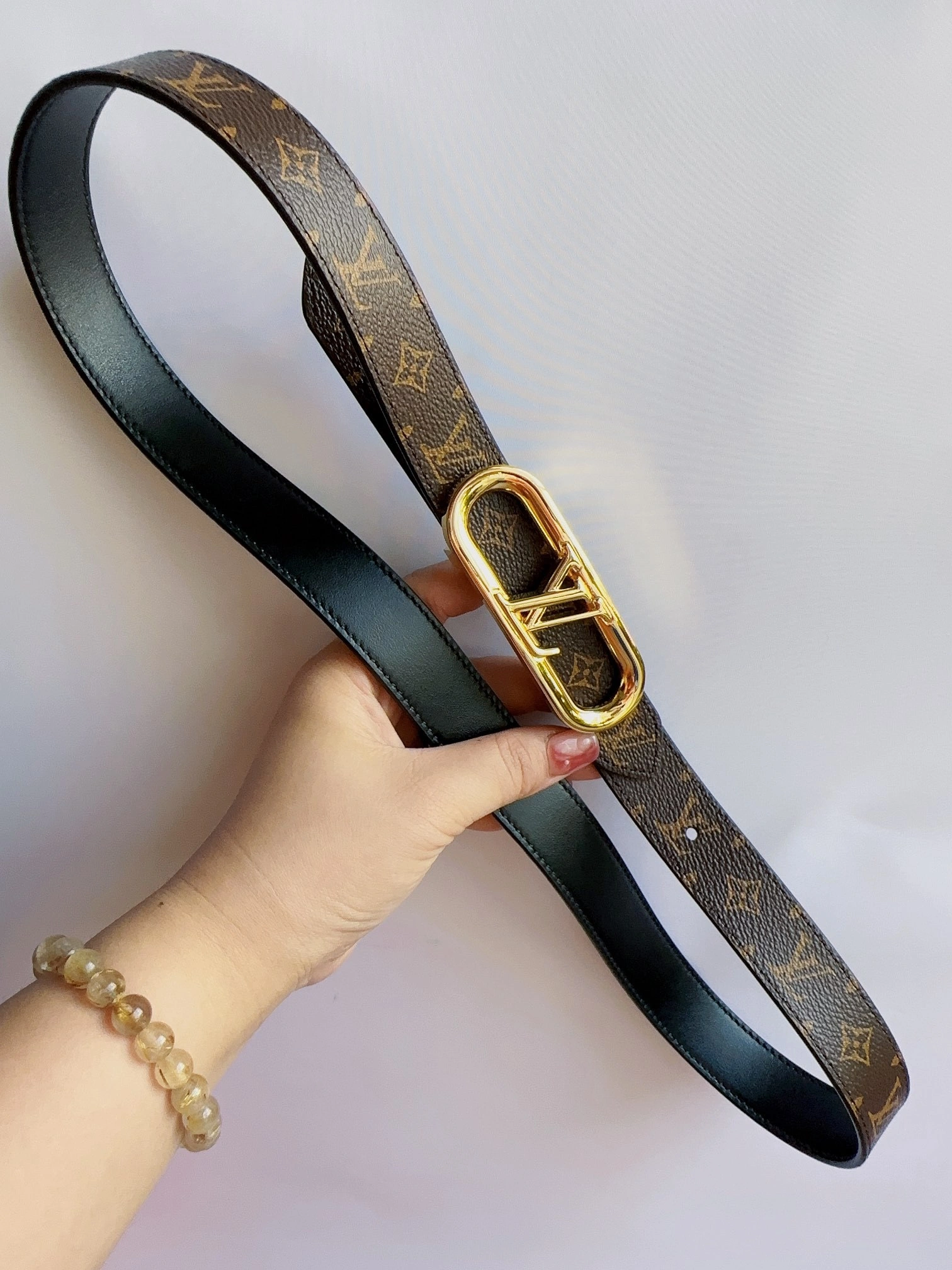 Barbara-- M0690U 2.5CM three piece--reversible cowhide item:C-S042K1824